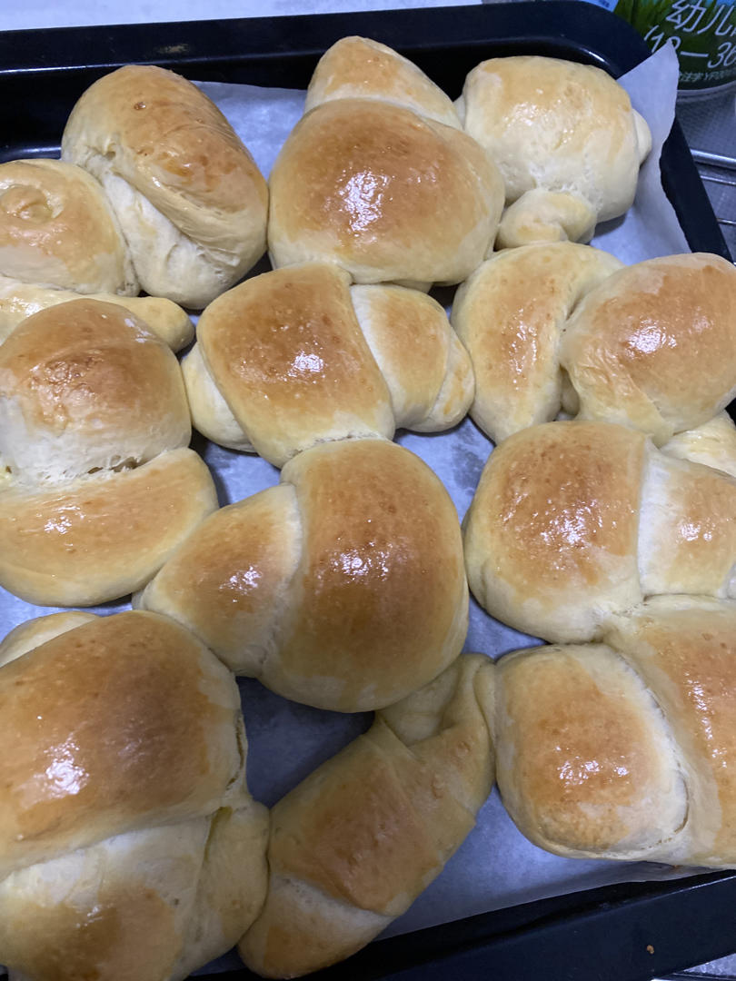 牛奶面包卷（直接法）