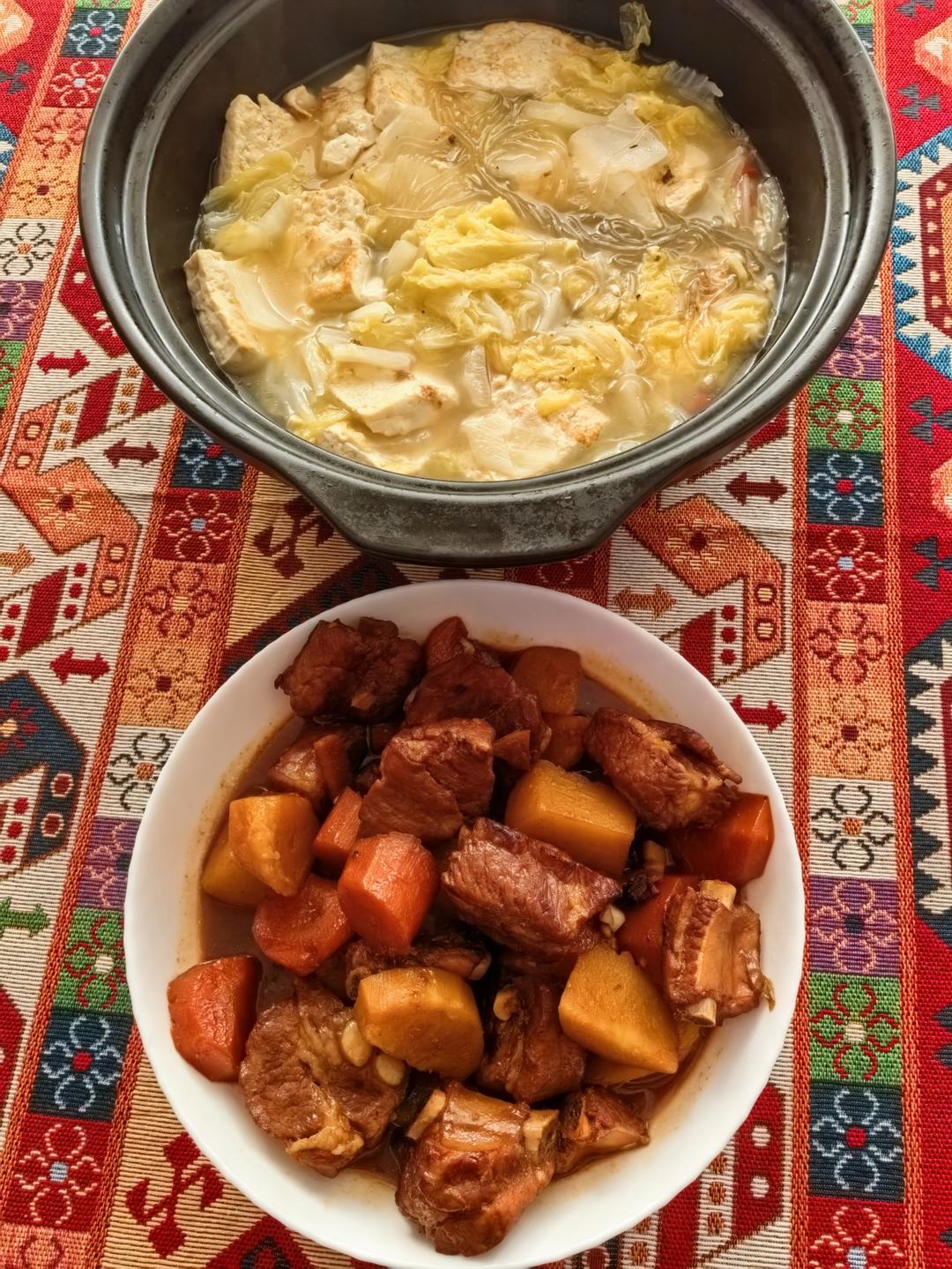 🔥巨好吃的红烧排骨炖土豆❗️懒人版轻松做拿手菜