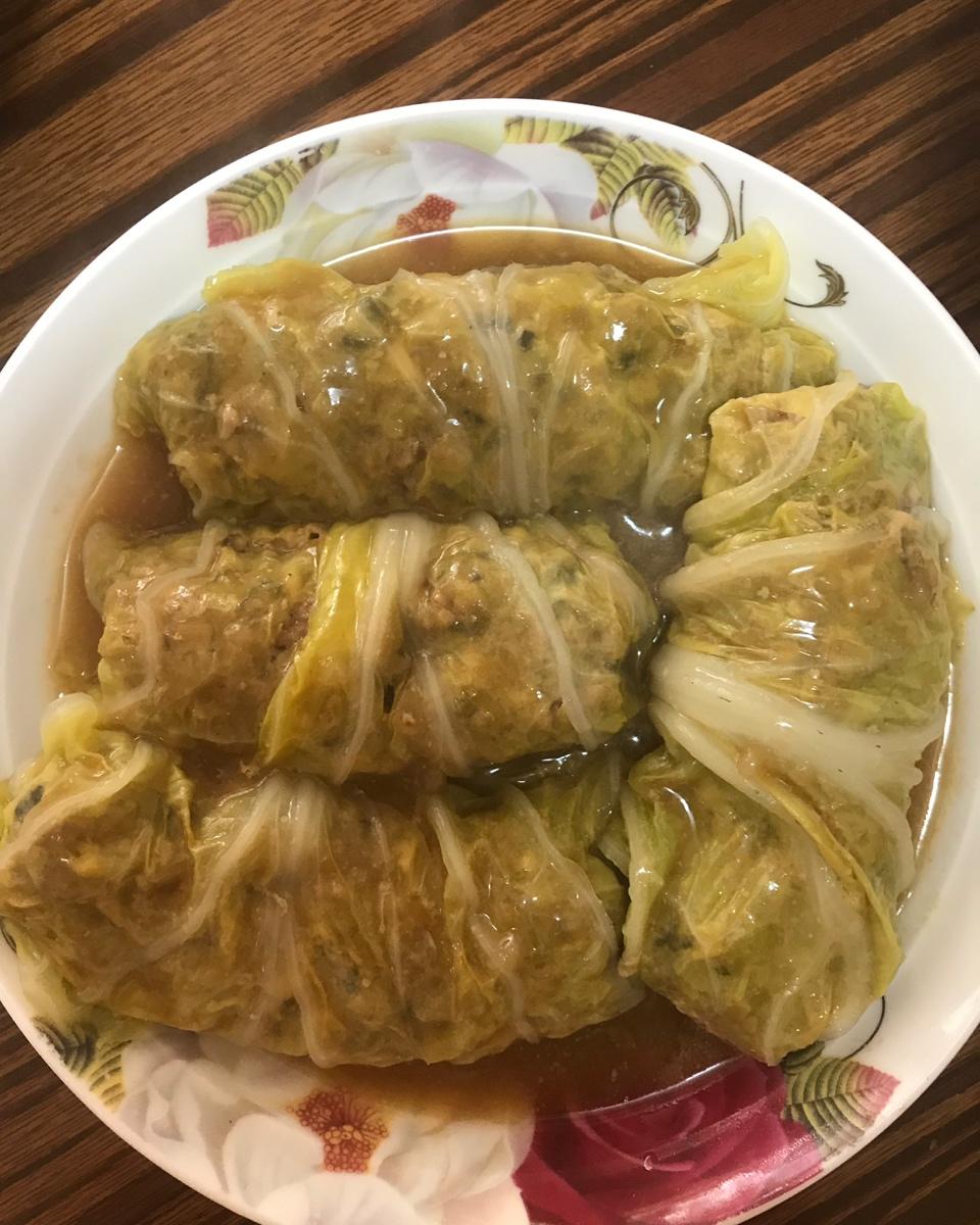 肉酿白菜卷