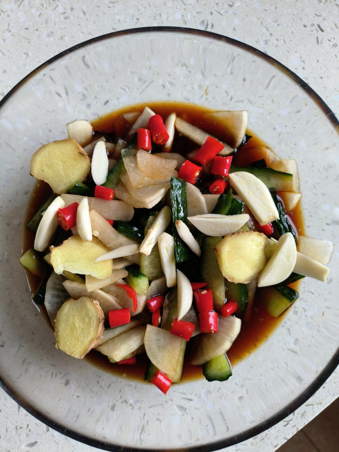 家常调料腌出秒杀市面一切咸菜的脆爽可口白萝卜