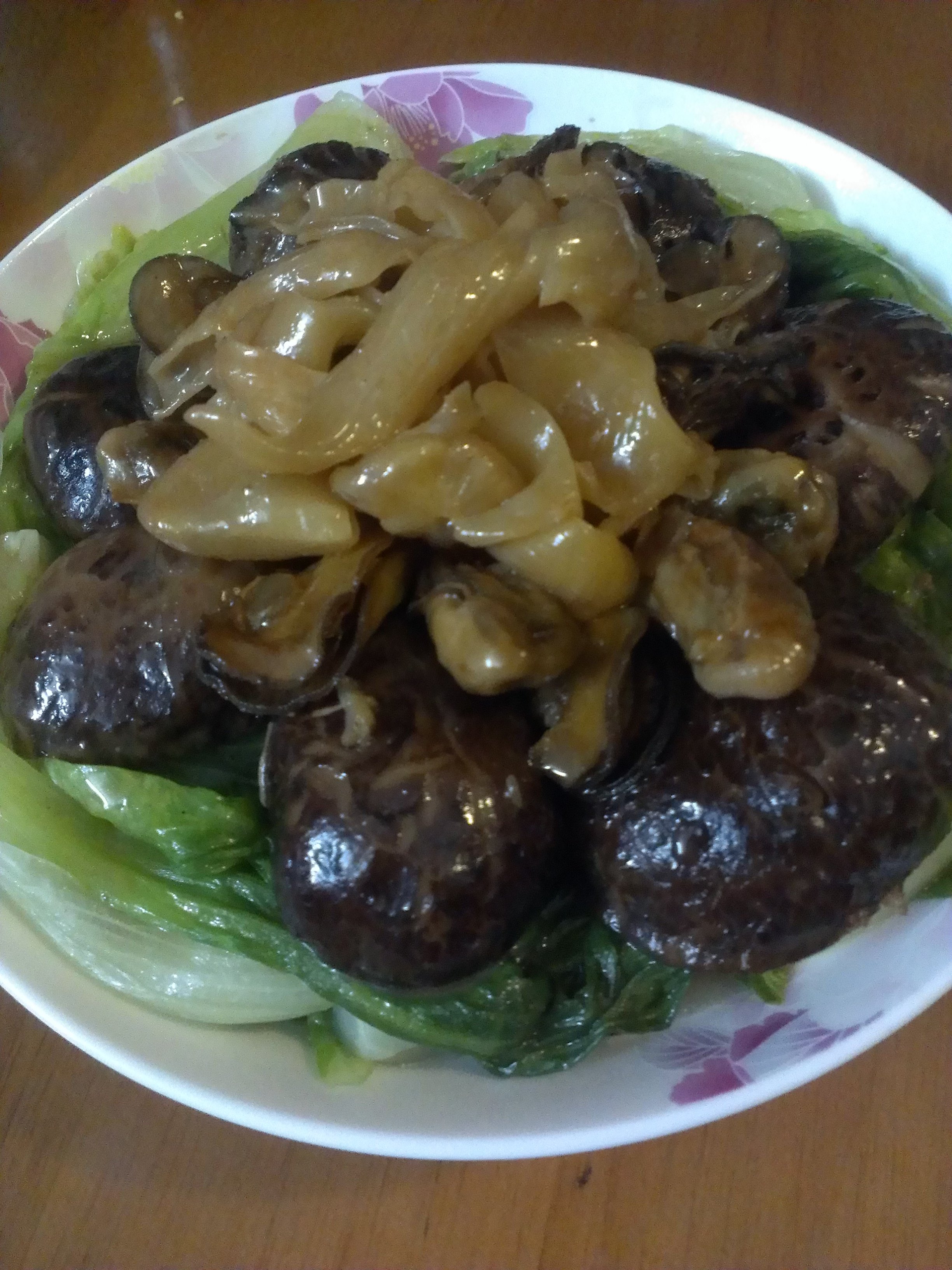 香菇花胶海参小炒