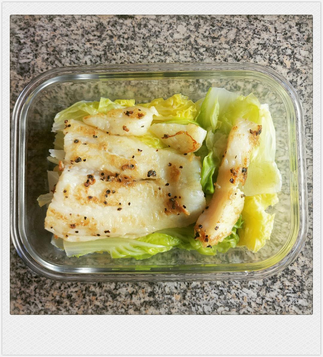 大白菜巴沙鱼减肥餐的做法