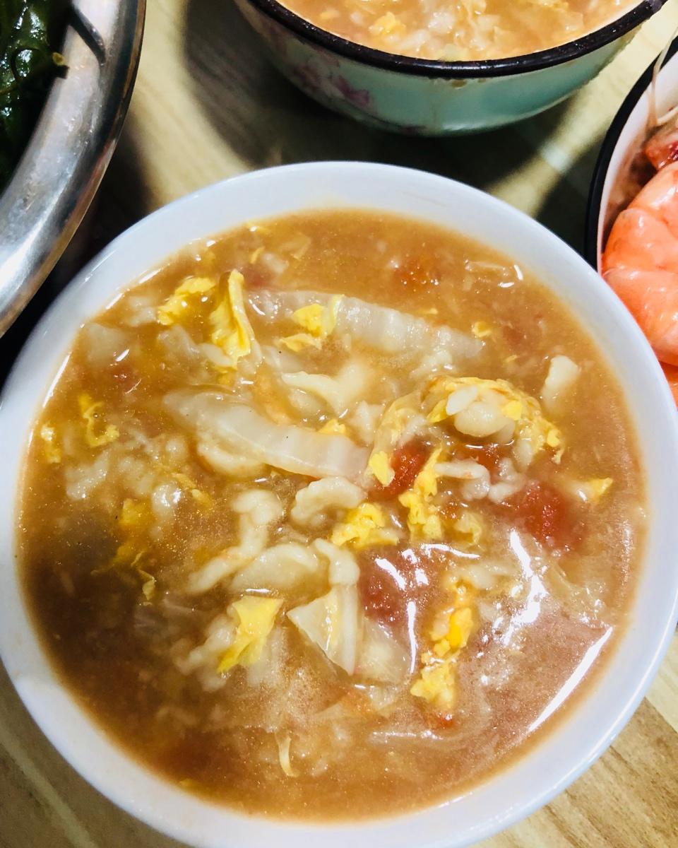 豆腐疙瘩汤