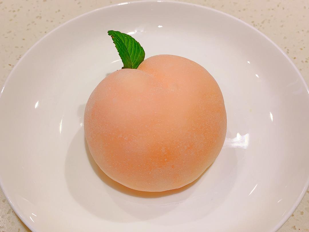 水蜜桃雪媚娘的做法