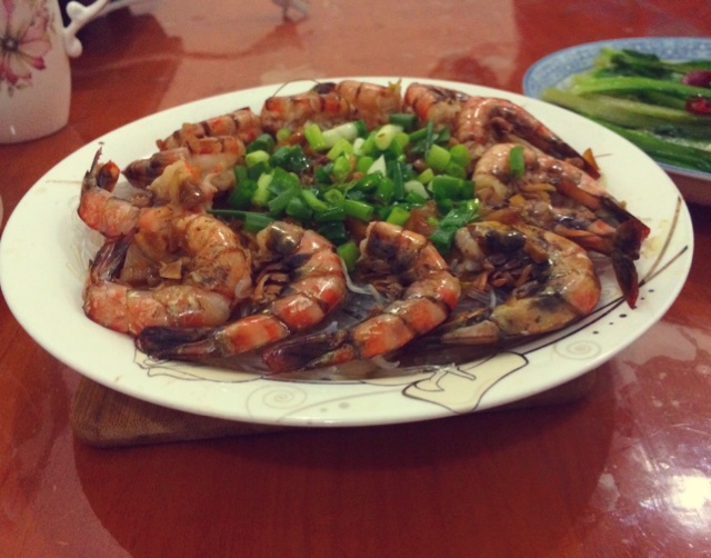 蒜蓉粉丝蒸虾