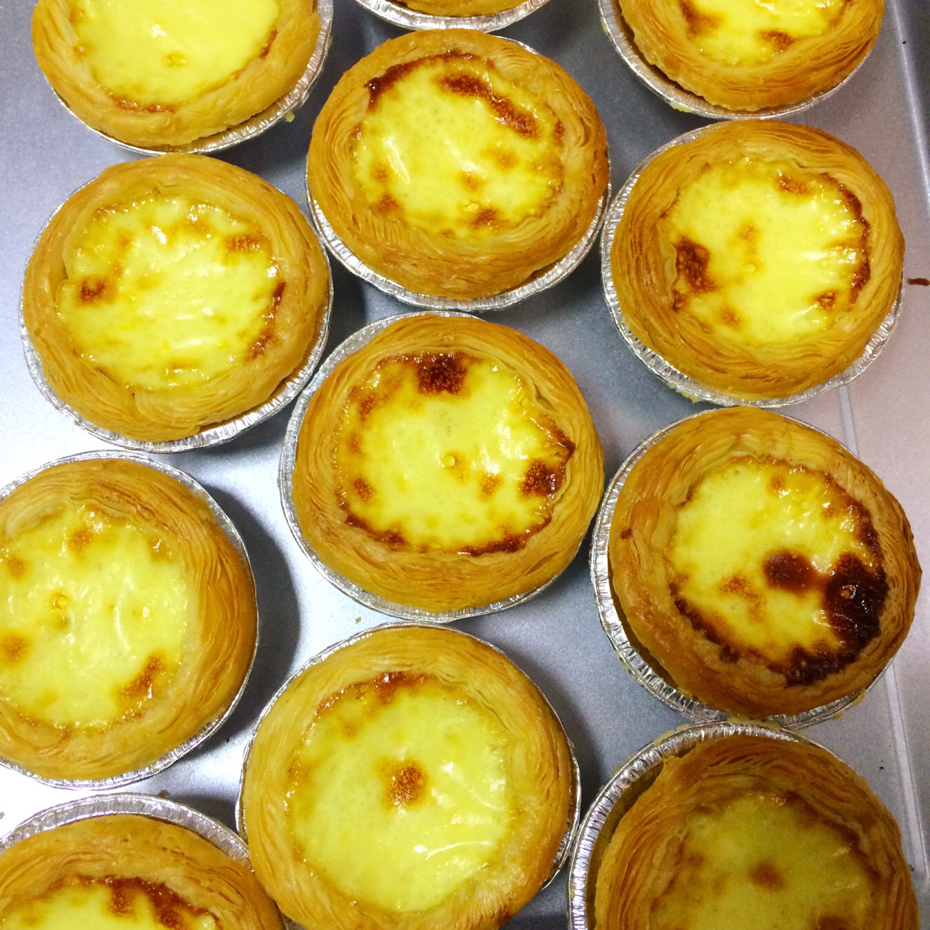 不加淡奶油蛋挞