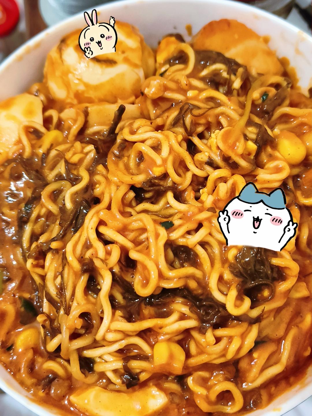 糊弄学💥韩式年糕面❓