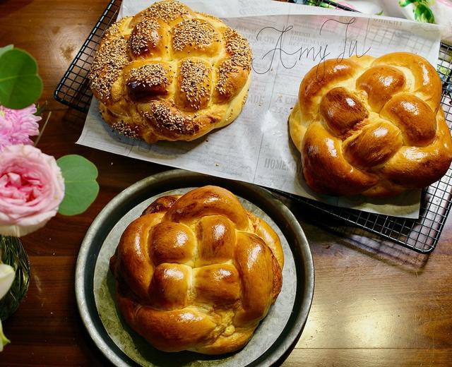 【古典造型】咸奶酥绣球面包的做法