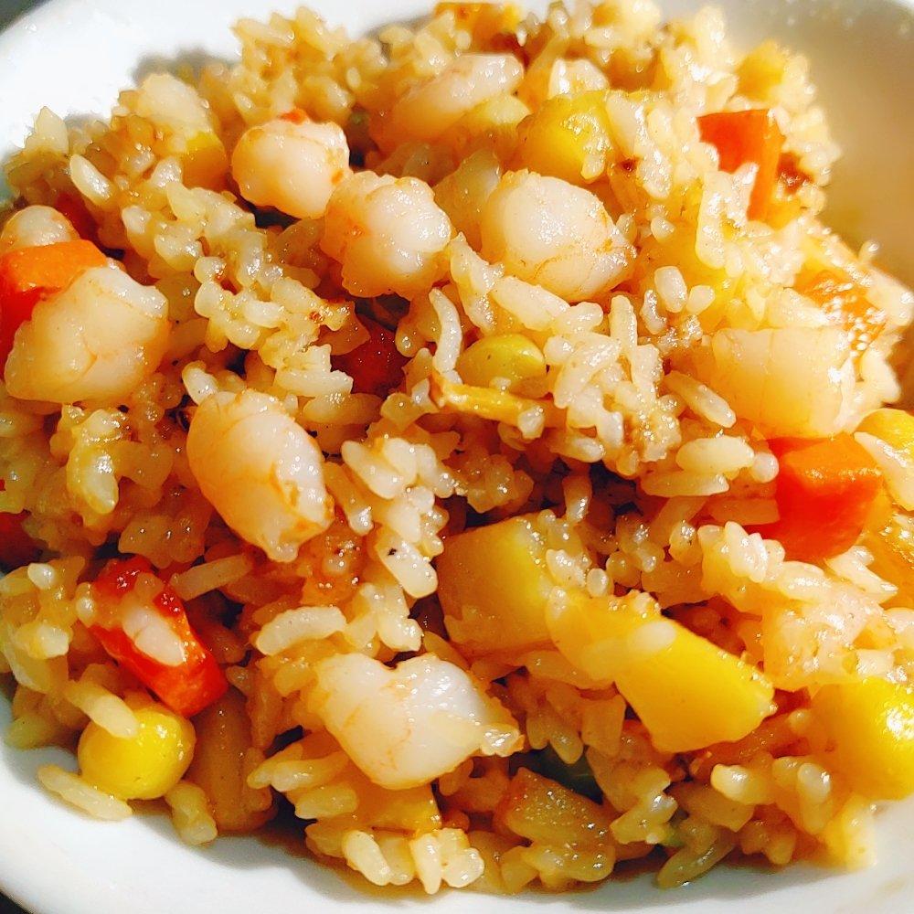 全网最好吃的【虾仁炒饭】！