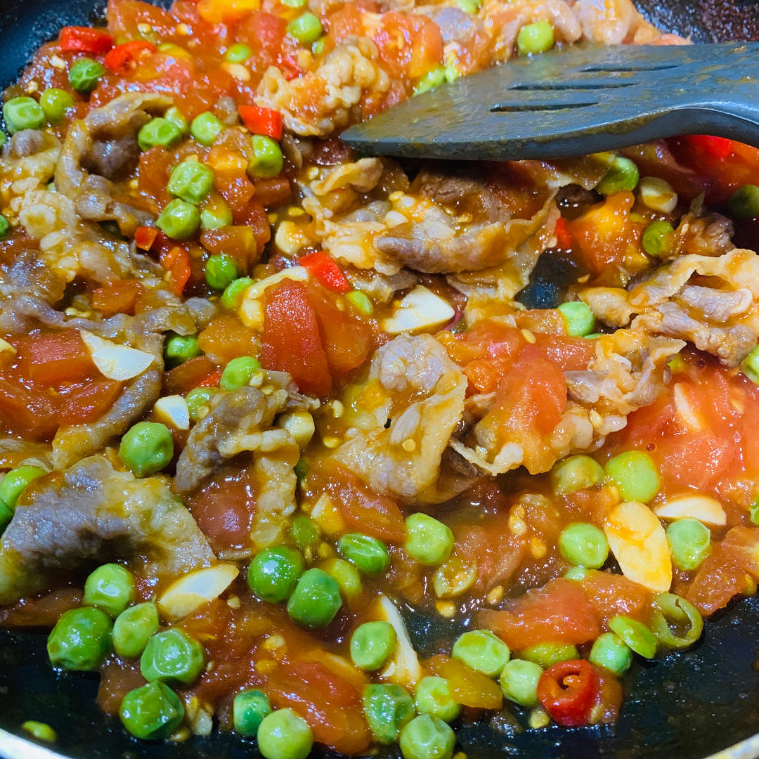 超浓郁番茄肥牛烩饭‼️剩饭这样做～秒空盘