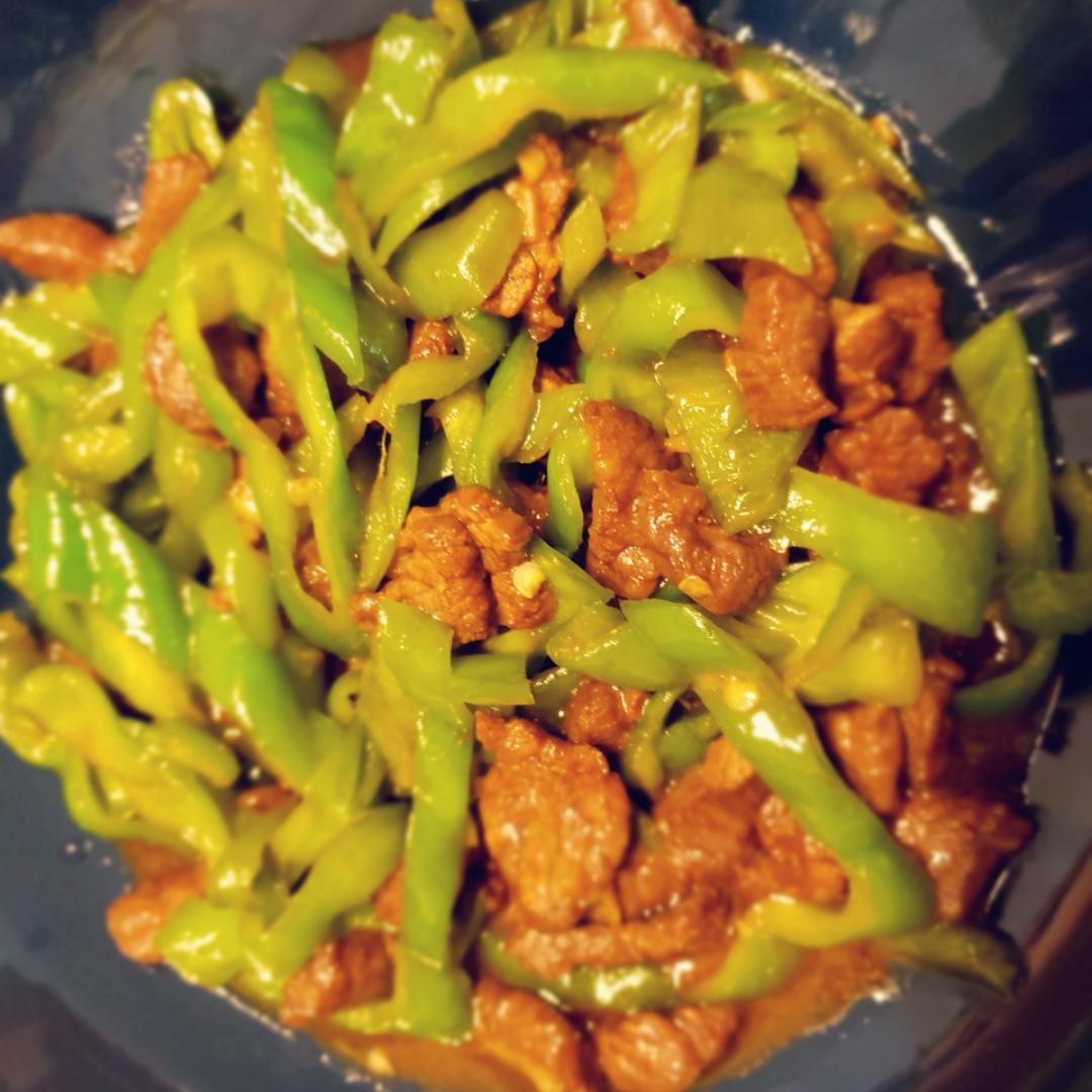 杭椒炒牛柳