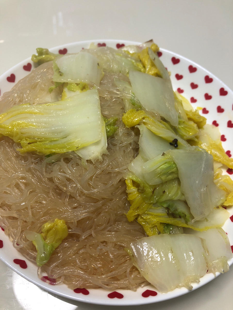 娃娃菜炒粉丝