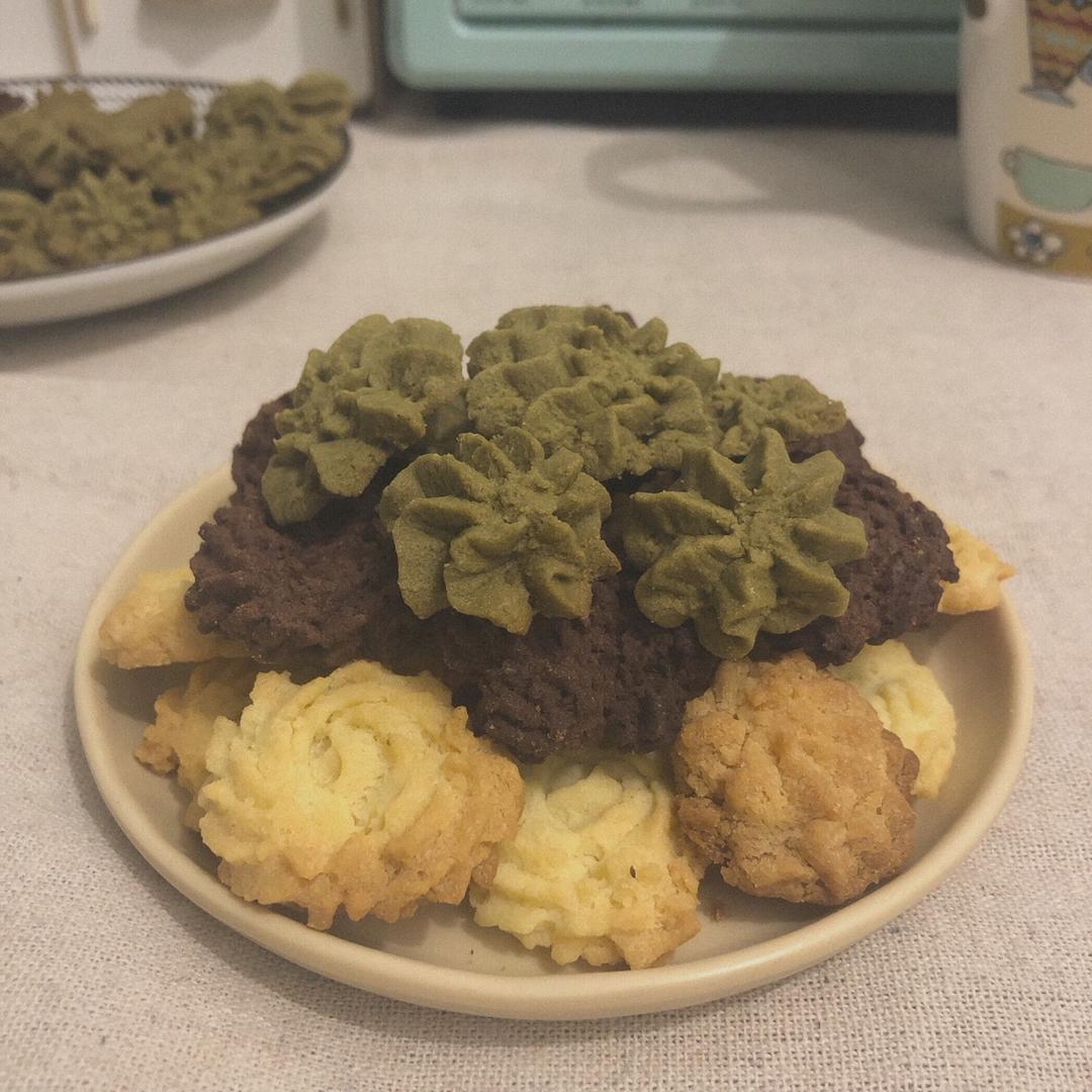 零失败花纹超级立体的黄油曲奇