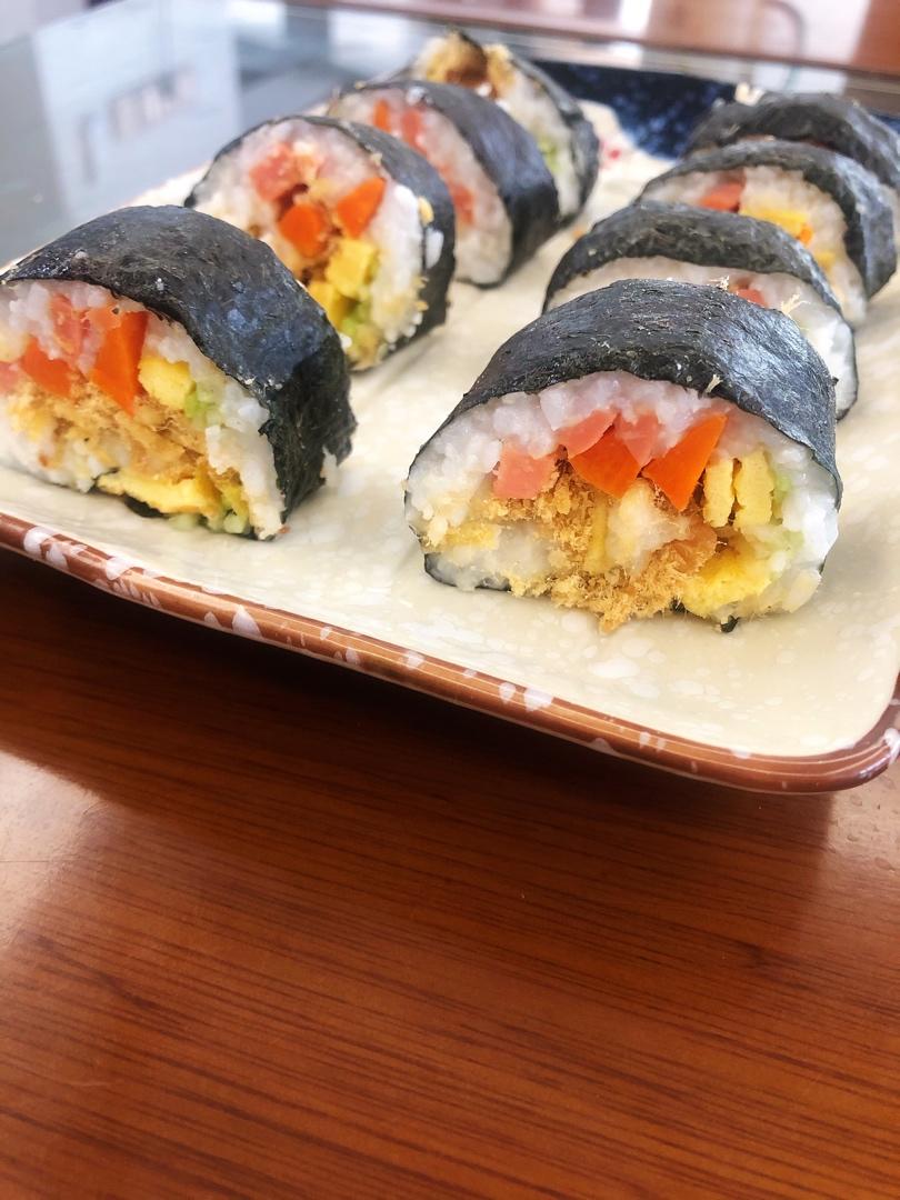 韩国朋友亲授的紫菜包饭김밥