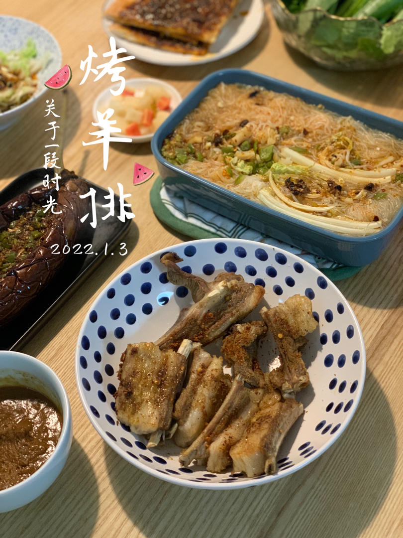 超好吃的烤羊排烤箱版