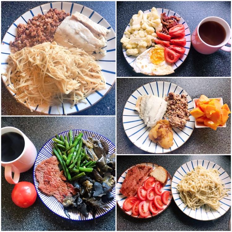 减脂增肌午餐打卡