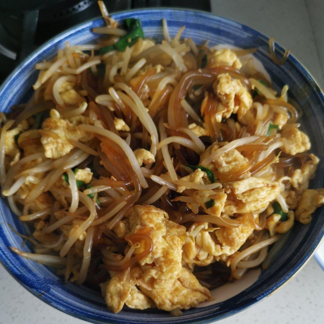 豆芽炒粉条