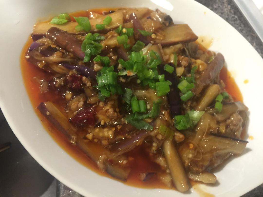 红烧肉沫茄子