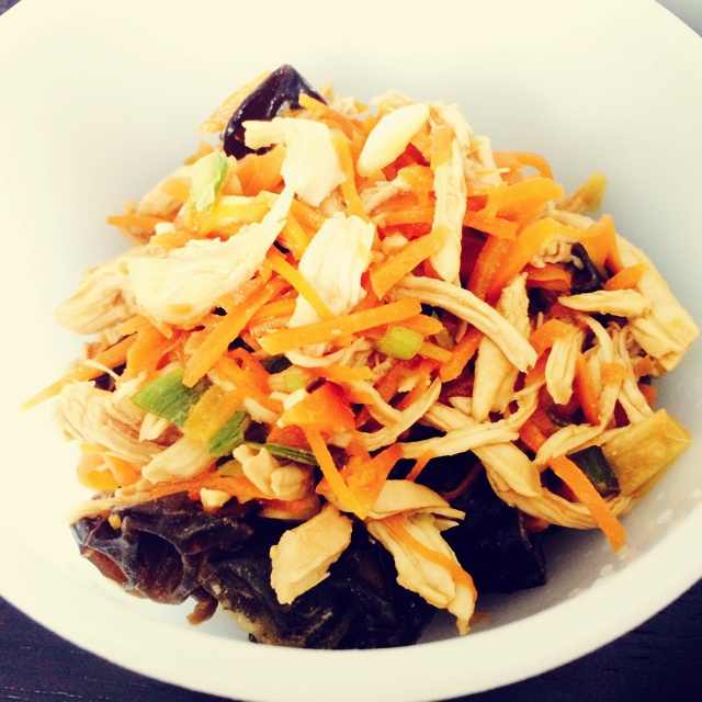 减脂健身｜凉拌手撕鸡丝（香辣&麻油版）