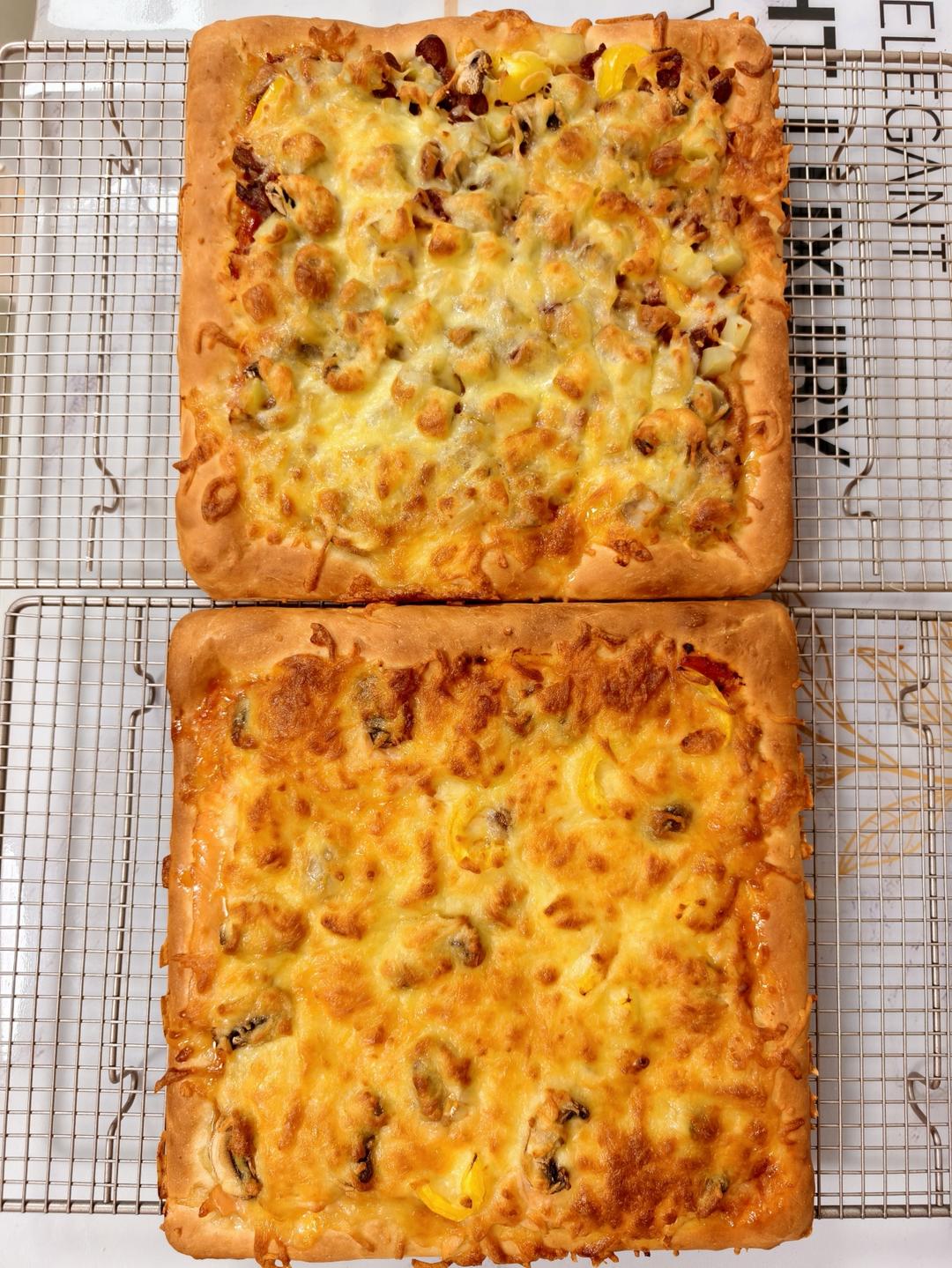 11寸方盘披萨！一次性满足！