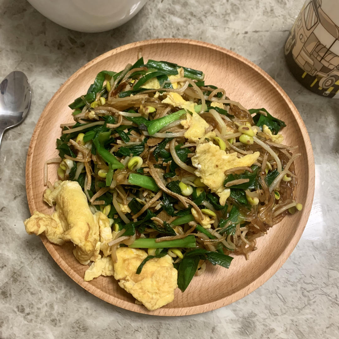 炒合菜～经典的拌饭菜，真的太香了