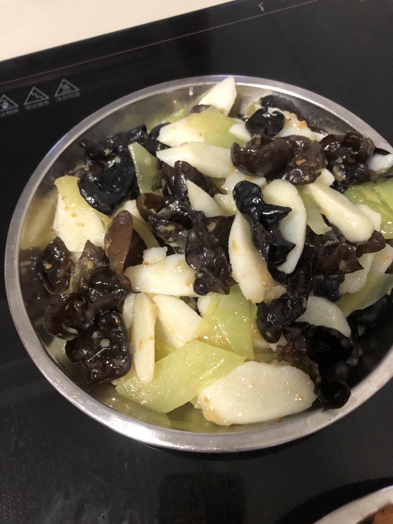 健康快手菜·木耳炒山药