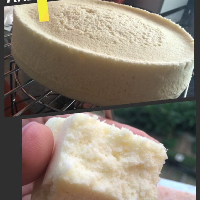 蒸蛋糕。。。清蒸戚风蛋糕---健康营养蒸出来（2蛋6寸）
