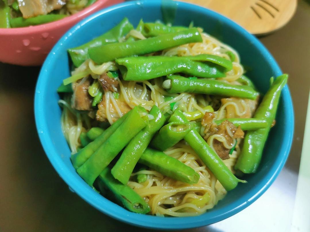 家常豆角焖面