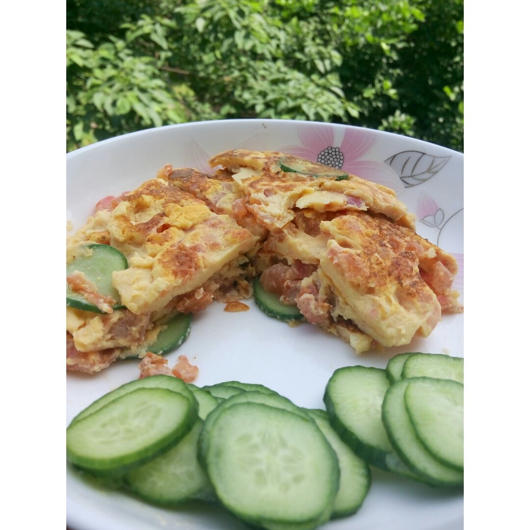 松软香嫩的西红柿鸡蛋饼