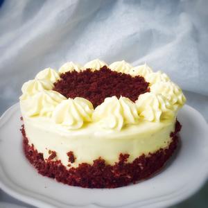 6寸红丝绒蛋糕（美国传统配方）的做法 步骤9