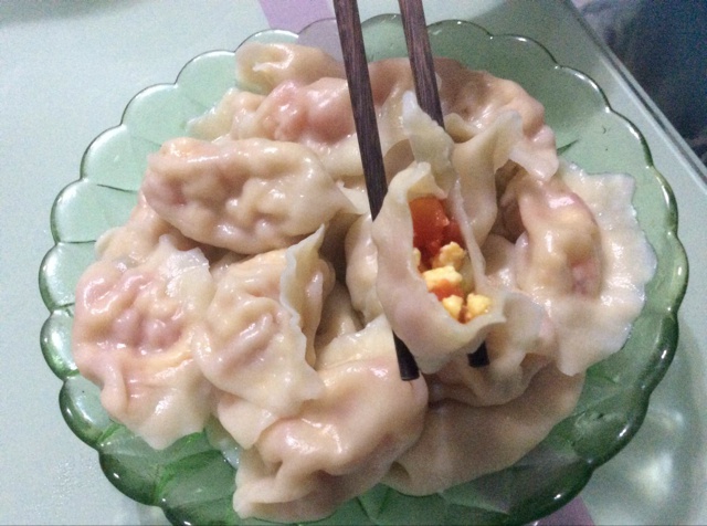 西红柿鸡蛋饺子