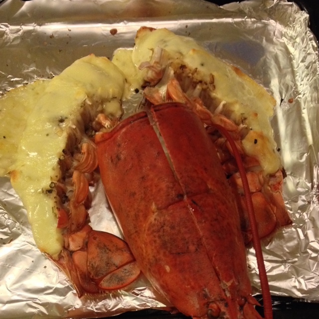 奶油芝士蒜蓉焗龙虾