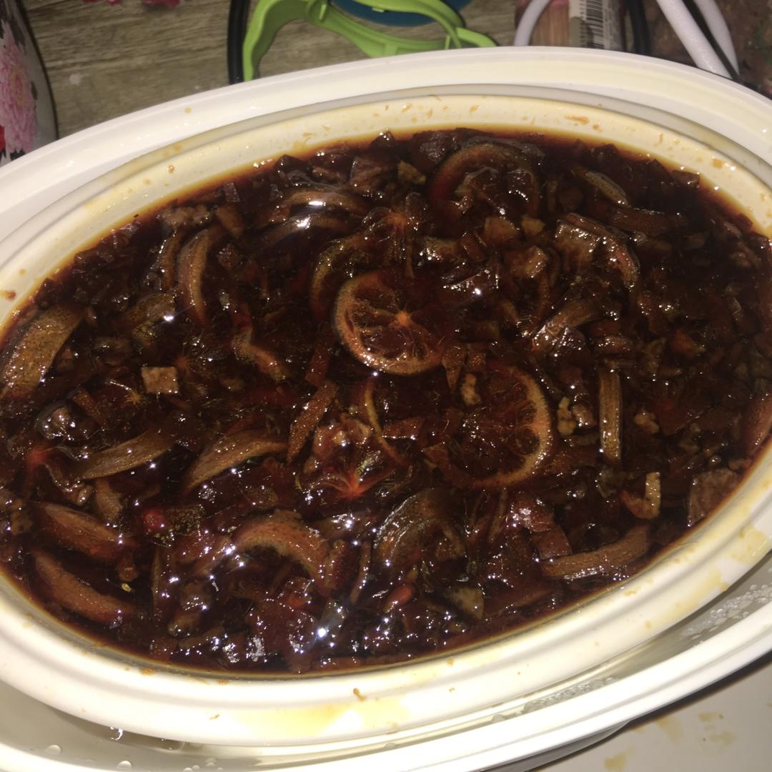 陈皮冰糖炖柠檬