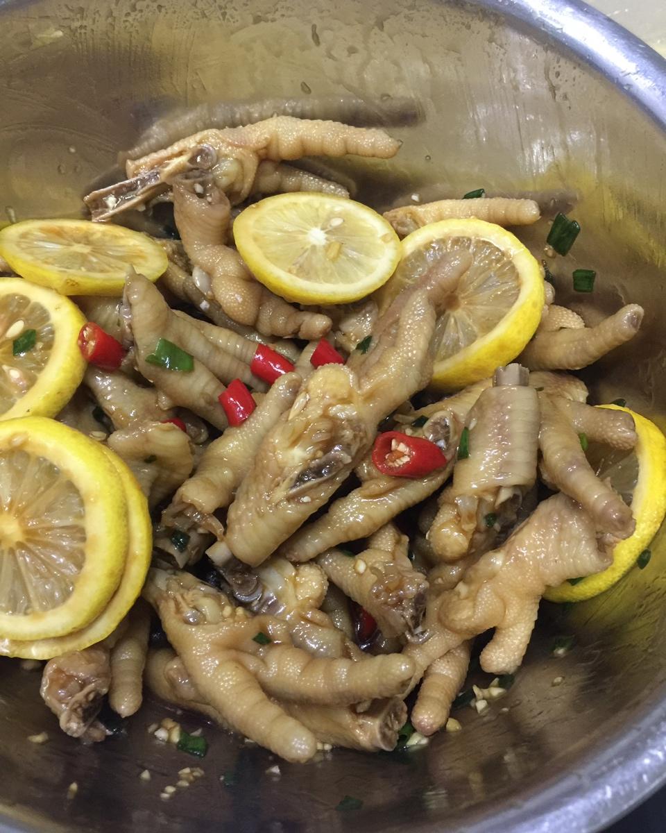 自制柠檬鸡爪