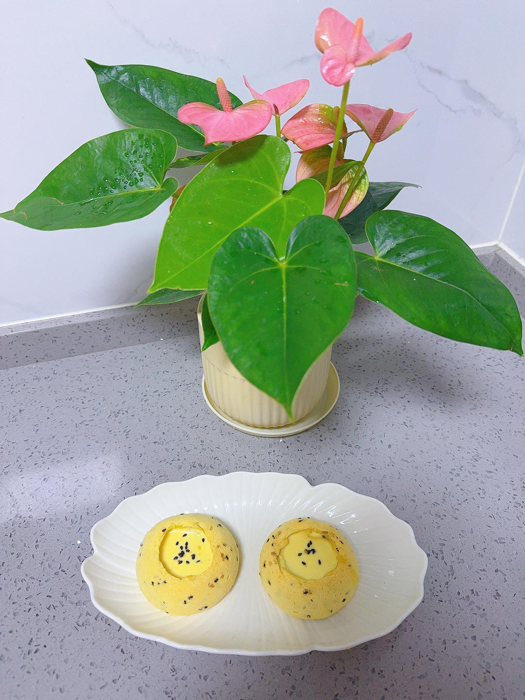 奶香麻薯布丁&开心果麻薯布丁