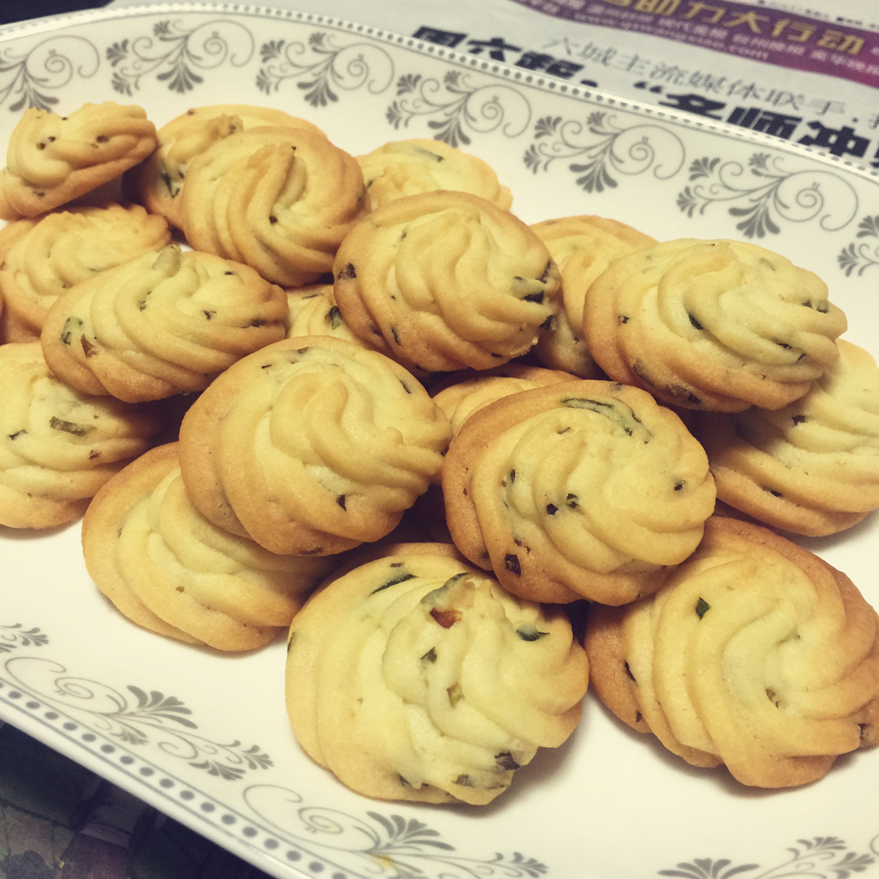 葱香曲奇——酥脆的咸味饼干