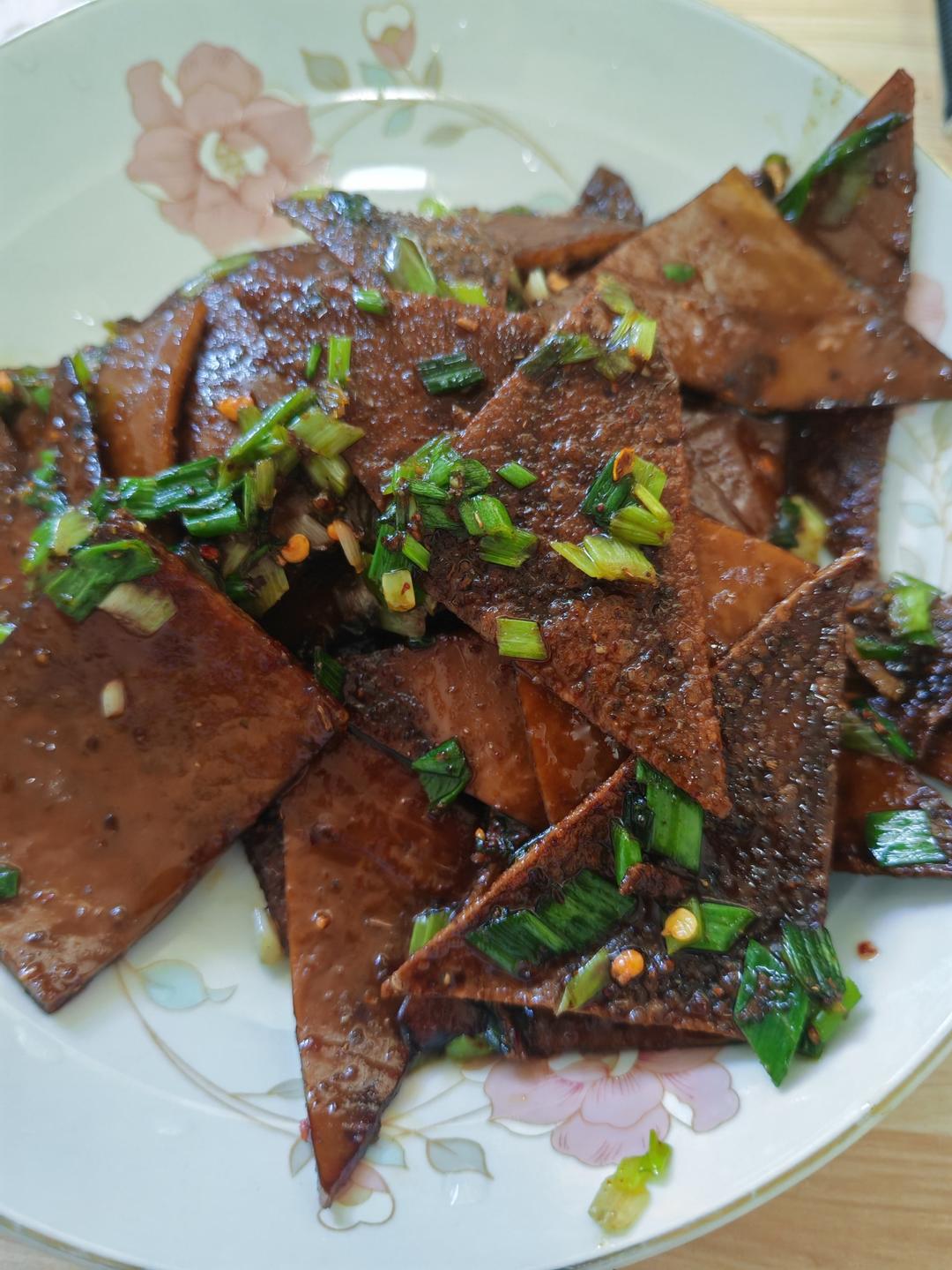 平底锅版烧烤豆干苕皮