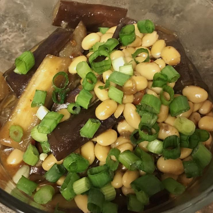 黄豆烧茄子