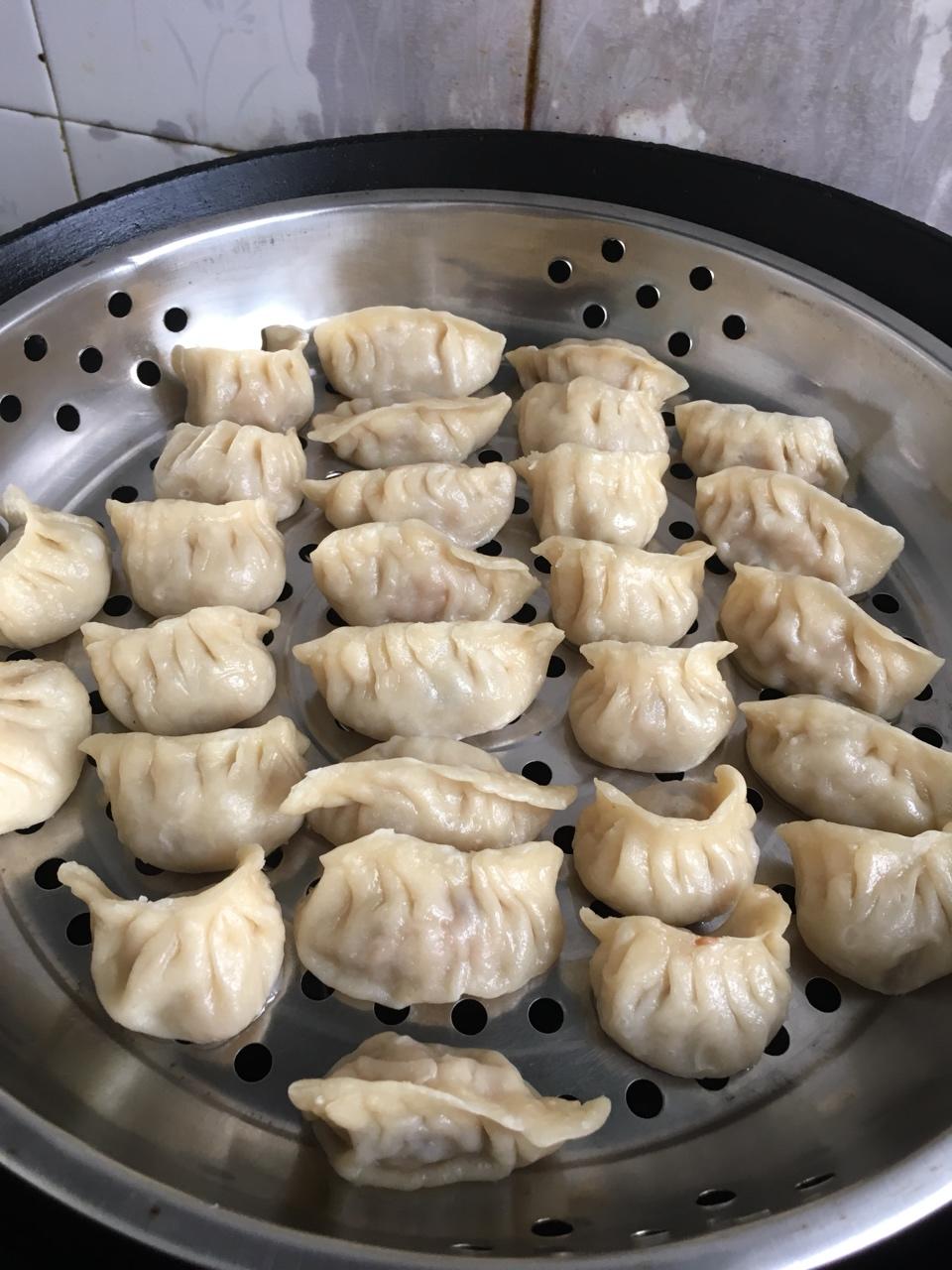 丽丽美丽厨房做的蒸饺子