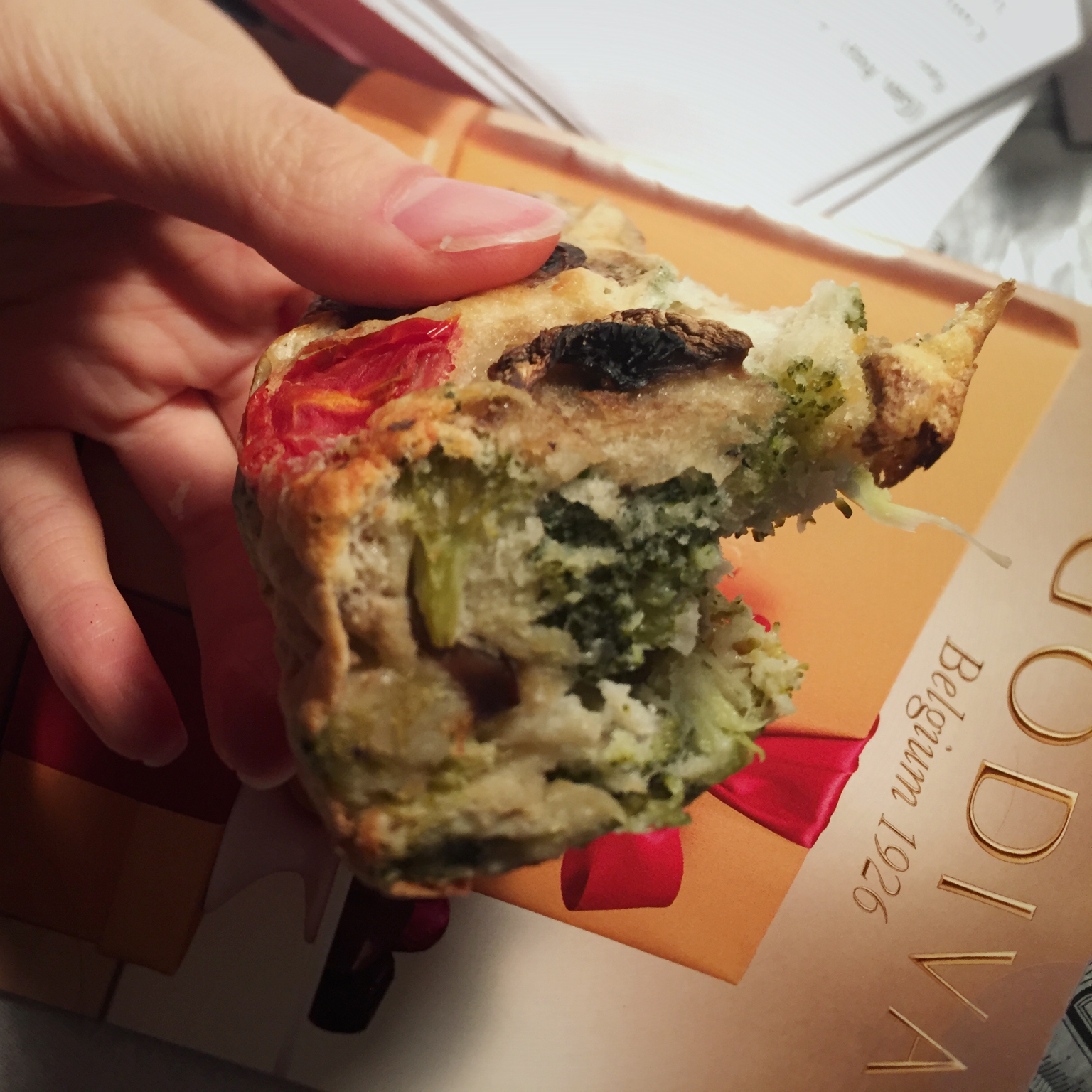 【瑞喵的猎奇实验室】蘑菇西兰花比目鱼咸蛋糕Mushroom Broccoli Flounder Cake（分蛋无泡打粉