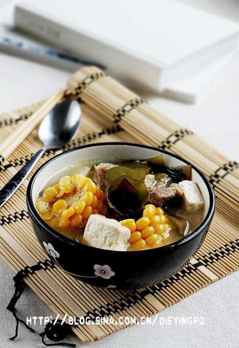 排骨豆腐海带汤的做法