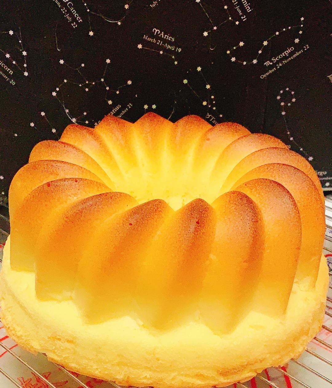 经典戚风——拜拜蛋糕（中空、圆模均可）