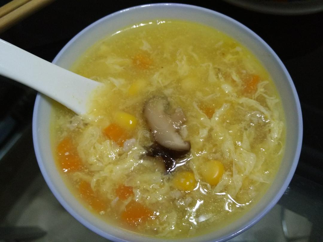 鸡蛋玉米羹