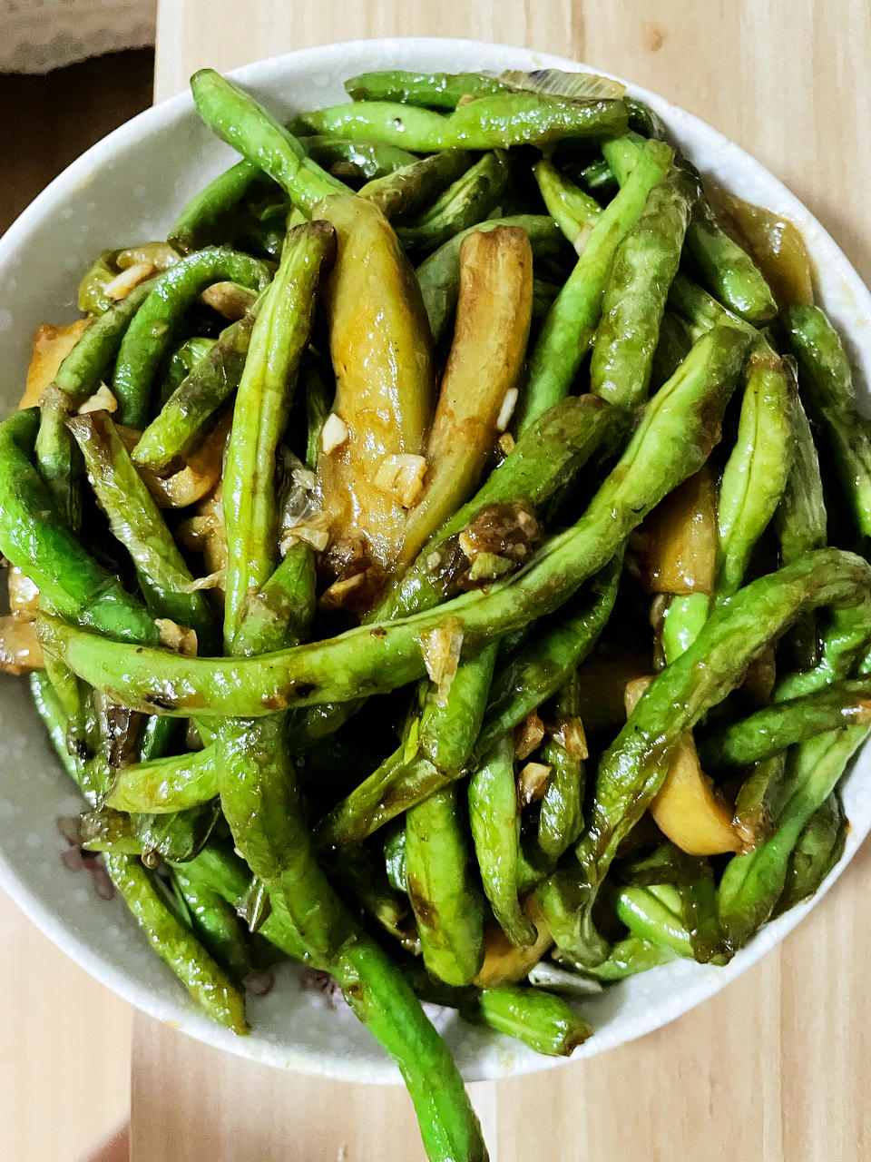 超级下饭的豆角烧茄子