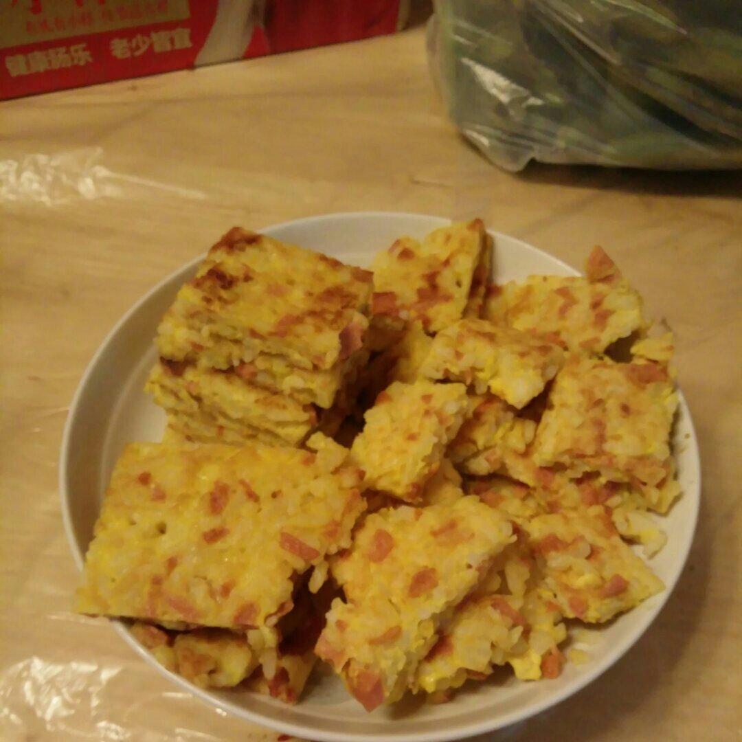 鸡蛋米饭饼