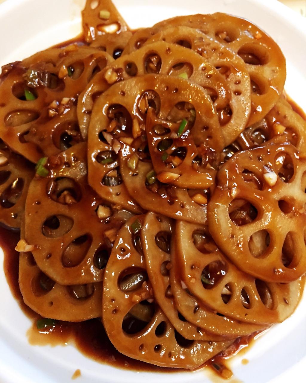 酸甜的开胃菜-  糖醋藕丁