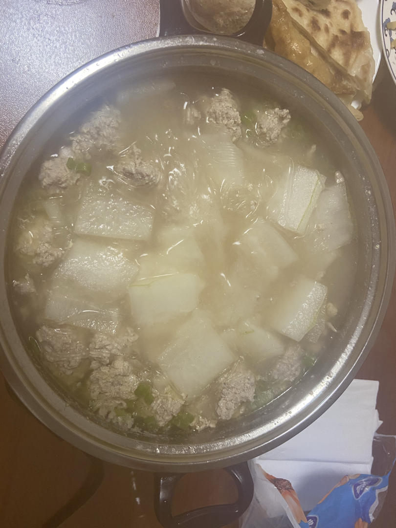 冬瓜汆丸子汤