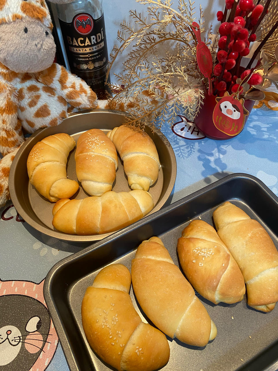 日式盐面包 日式盐可颂-（含整形小视频）