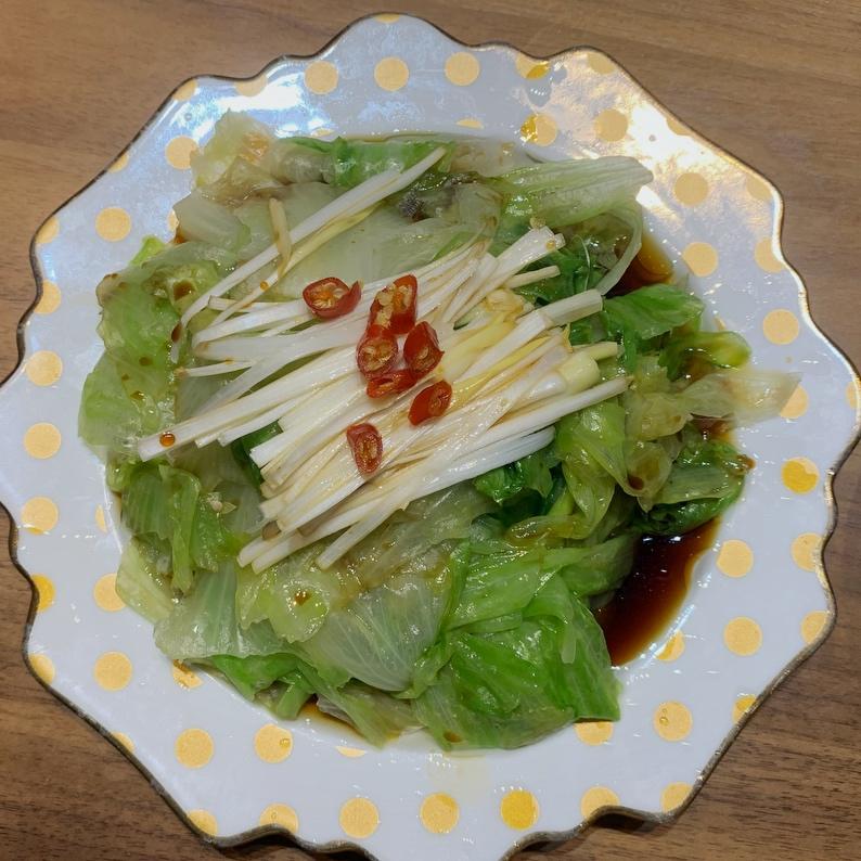 小然然白灼西生菜