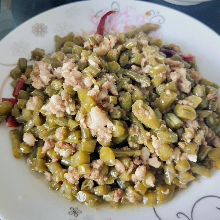 酸豆角肉沫